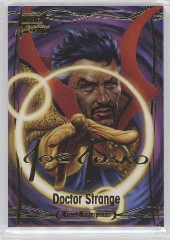 2016 Upper Deck Marvel Masterpieces Base Set - Gold Foil Signature Series #40 Doctor Strange