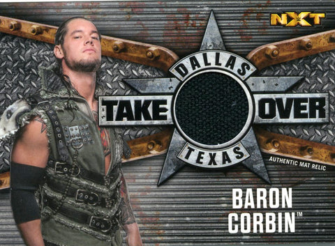2017 Topps WWE NXT Baron Corbin Authentic Mat Relic