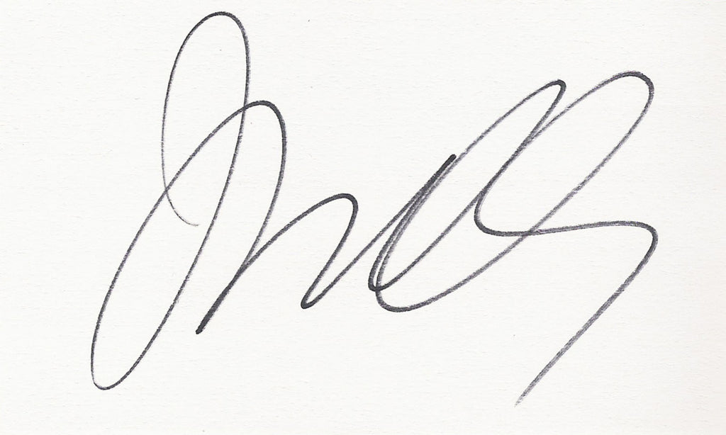DAVID BECKHAM SIGNED 3x5 INDEX CARD COA AUTHENTIC – Eclipse