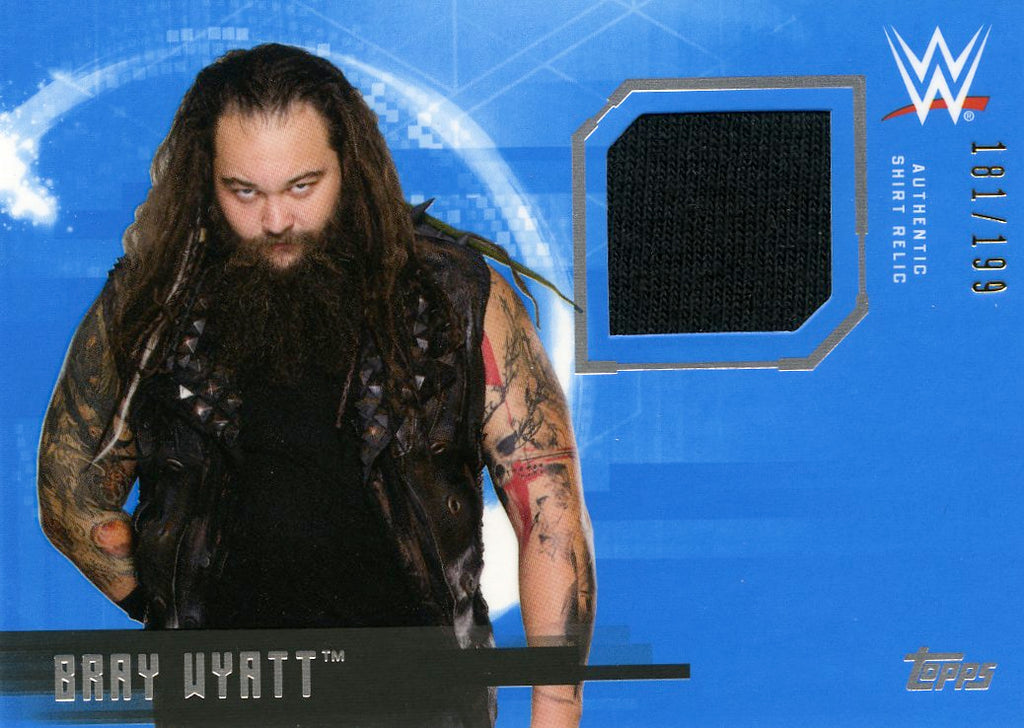 2017 Topps WWE Undisputed Bray Wyatt Authentic Shirt Relic #181