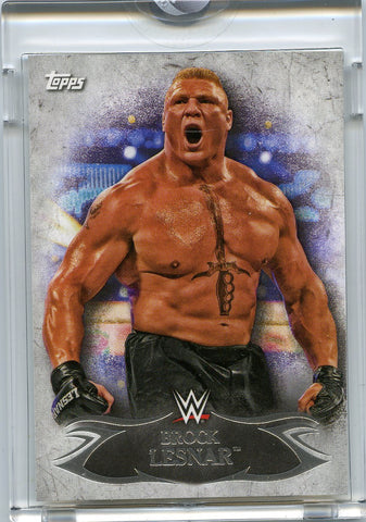 2015 Topps WWE Undisputed #1/1 Brock Lesnar Blank Back