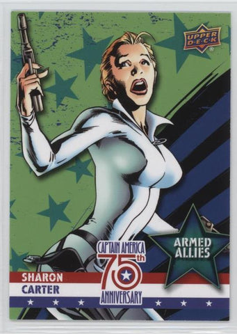 2016 Upper Deck E-Pack Captain America 75th Anniversary Armed Allies Sharon Carter #AA-9