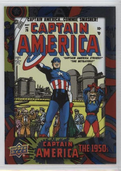 2016 Upper Deck E-Pack Captain America 75th Anniversary Foil Parallel SP DEC-68