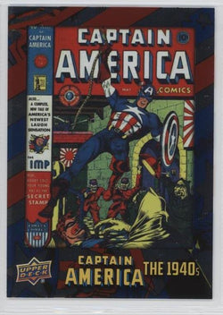 2016 Upper Deck E-Pack Captain America 75th Anniversary Foil Parallel SP DEC-72