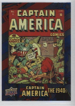 2016 Upper Deck E-Pack Captain America 75th Anniversary Foil Parallel SP DEC-74