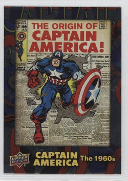 2016 Upper Deck E-Pack Captain America 75th Anniversary Foil Parallel DEC-60