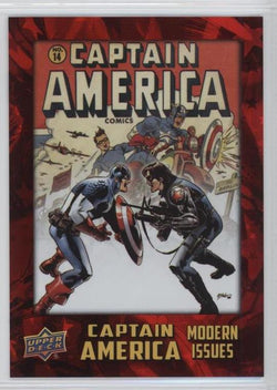 2016 Upper Deck E-Pack Captain America 75th Anniversary Red Foil Parallel DEC-10 #057/175