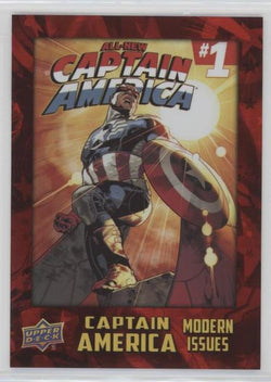2016 Upper Deck E-Pack Captain America 75th Anniversary Red Foil Parallel DEC-1 #12/175