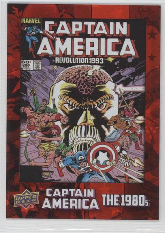 2016 Upper Deck E-Pack Captain America 75th Anniversary Red Foil Parallel DEC-41 #108/175