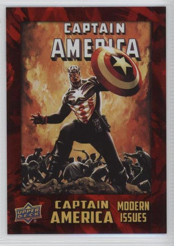 2016 Upper Deck E-Pack Captain America 75th Anniversary Red Foil Parallel DEC-8 #147/175