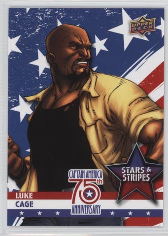 2016 Upper Deck E-Pack Captain America 75th Anniversary Stars & Stripes #SS-15 Luke Cage