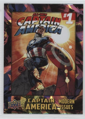 2016 Upper Deck E-Pack Captain America 75th Anniversary White Foil Parallel DEC-1 #18/75