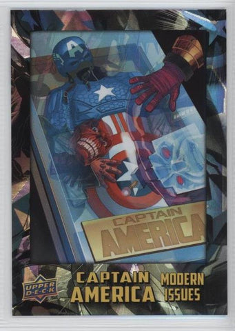 2016 Upper Deck E-Pack Captain America 75th Anniversary White Foil Parallel DEC-2 #14/75
