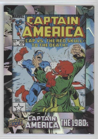 2016 Upper Deck E-Pack Captain America 75th Anniversary White Foil Parallel DEC-40 #07/75