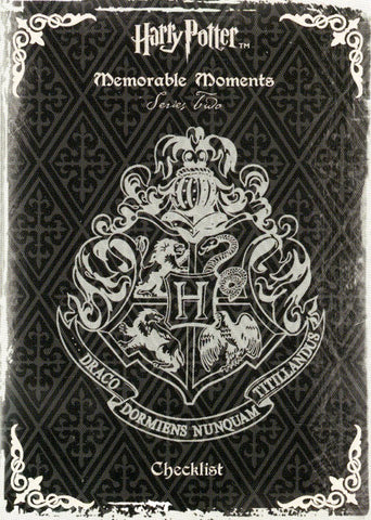 Harry Potter Memorable Moments Series 2 Card Set (1-72)