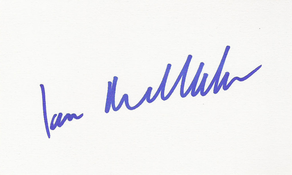 IAN MCKELLEN SIGNED 3x5 INDEX CARD COA AUTHENTIC – Eclipse