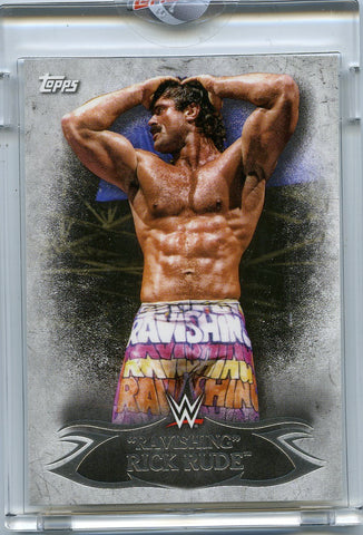 2015 Topps WWE Undisputed #1/1 "Ravishing" Rick Rude Blank Back