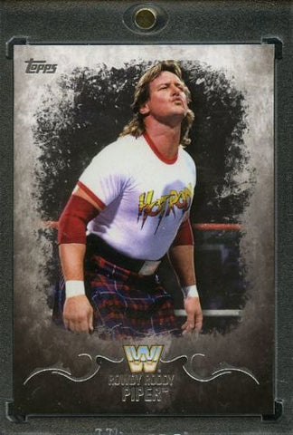 2016 Topps WWE Undisputed #1/1 Rowdy Roddy Piper Blank Back