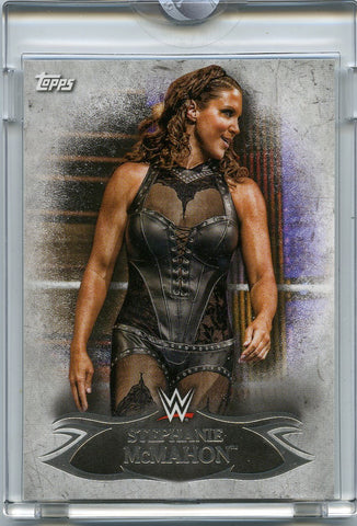 2015 Topps WWE Undisputed #1/1 Stephanie McMahon Blank Back
