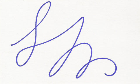IVANKA TRUMP SIGNED 3x5 INDEX CARD COA AUTHENTIC