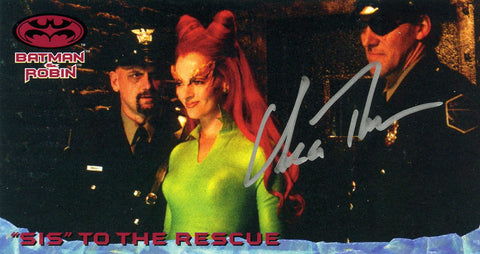 1997 SKYBOX BATMAN & ROBIN UMA THURMAN AUTO AUTOGRAPH