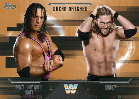 2017 Topps WWE Undisputed Bronze Edge Vs. Bret "Hit Man" Hart
