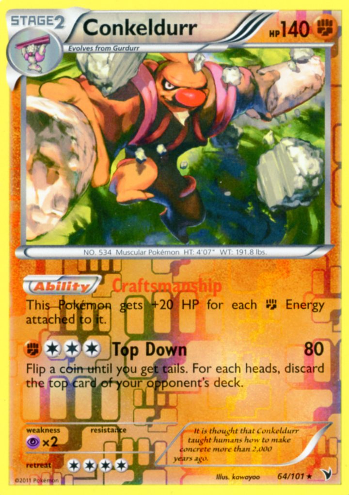Pokemon Foil Conkeldurr – Eclipse Collectibles