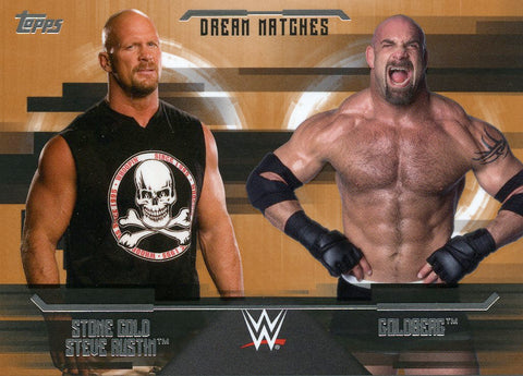 2017 Topps WWE Undisputed Bronze Goldberg Vs. Stone Cold Steve Austin