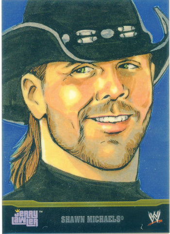 2014 Topps Chrome Champion Portraits by Jerry "the King" Lawler Shawn Michaels #5