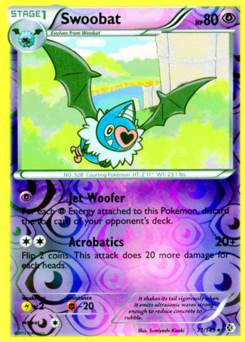 Pokemon Foil Swoobat