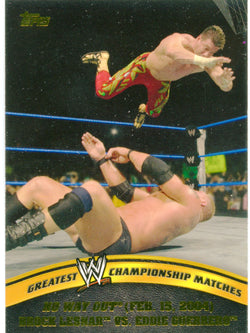 2014 Topps WWE Greatest Championship Matches Brock Lesnar Vs. Eddie Guerrero