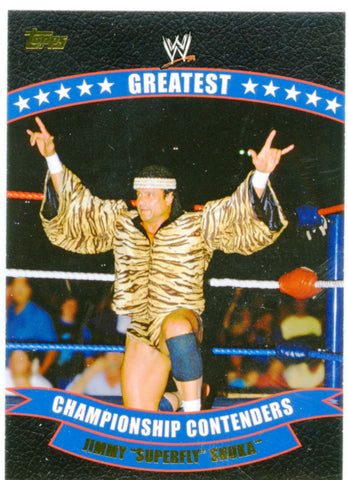 2014 Topps WWE Greatest Championship Contenders Jimmy "Superfly" Snuka #8
