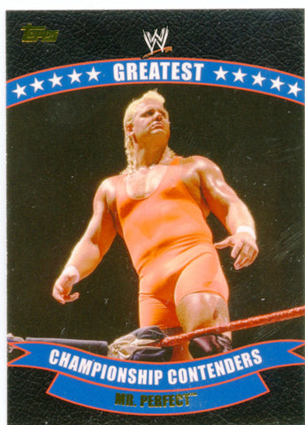2014 Topps WWE Greatest Championship Contenders Mr. Perfect #2