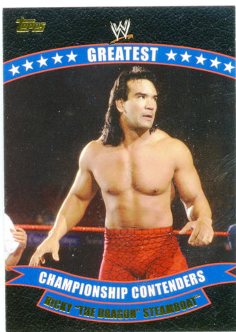 2014 Topps WWE Greatest Championship Contenders Ricky "the Dragon" Steamboat #1