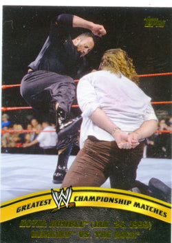 2014 Topps WWE Greatest Championship Matches Mankind Vs. The Rock