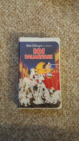 WALT DISNEY BLACK DIAMOND 101 DALMATIONS VHS