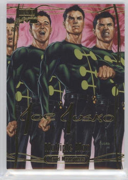 2016 Upper Deck Marvel Masterpieces Base Set - Gold Foil Signature Series #10 Multiple Man