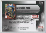 2016 Upper Deck Marvel Masterpieces Base Set - #10 Multiple Man