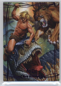 2016 Upper Deck Marvel Masterpieces Base Set - Epic Purple Foil #15 Ka-Zar