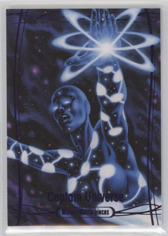 2016 Upper Deck Marvel Masterpieces Base Set - Epic Purple Foil #19 Captain Universe