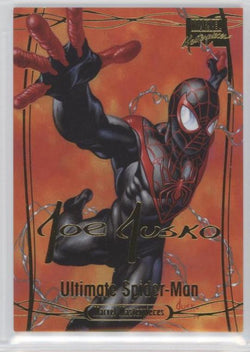 2016 Upper Deck Marvel Masterpieces Base Set - Gold Foil Signature Series #1 Ultimate Spider-Man