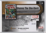 2016 Upper Deck Marvel Masterpieces Base Set - #20 Shanna The She-Devil