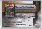 2016 Upper Deck Marvel Masterpieces Base Set "What If" - #20 Shanna The She-Devil