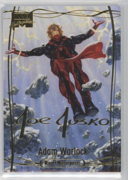 2016 Upper Deck Marvel Masterpieces Base Set - Gold Foil Signature Series #23 Adam Warlock