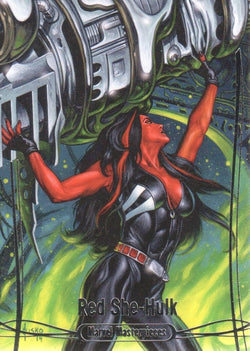 2016 Upper Deck Marvel Masterpieces Base Set - #24 Red She-Hulk