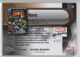 2016 Upper Deck Marvel Masterpieces Base Set - #25 Nova