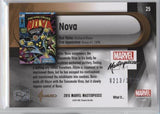 2016 Upper Deck Marvel Masterpieces Base Set "What If" - #25 Nova