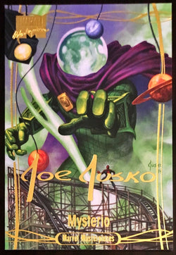 2016 Upper Deck Marvel Masterpieces Base Set - Gold Foil Signature Series #28 Mysterio