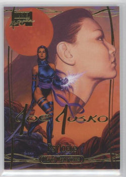 2016 Upper Deck Marvel Masterpieces Base Set - Gold Foil Signature Series #29 Psylocke