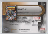 2016 Upper Deck Marvel Masterpieces Base Set - #32 Iron Fist